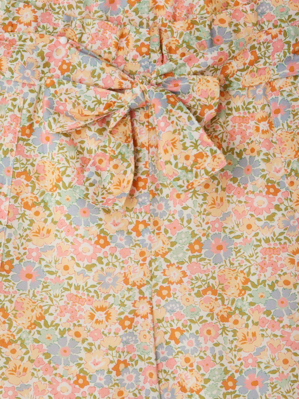 Shorts per bambina Bonpoint Elmie multicolore con stampa a fiori S05GBEW00009 525C BONPOINT KIDS 