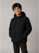 Giubbino per bambino Emporio Armani Kids blu con design trapuntato EB000423 AF14935 UB118 EMPORIO ARMANI KIDS 