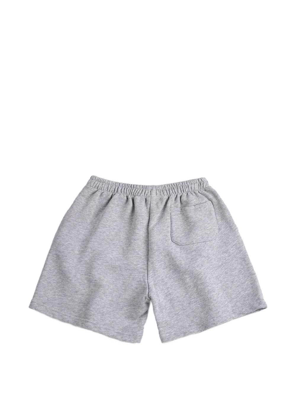Shorts per bambino Bobo Choses grigi con logo effetto pixel B126AC060 041 BOBO CHOSES KIDS 