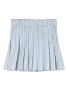Gonna plissettata per bambina The Marc Jacobs x Disney verde chiaro con motivo a righe W60737 126 THE MARC JACOBS KIDS 