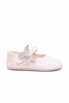 Ballerine per neonata BabyWalker rosa con farfalle PB1658 PINK BABYWALKER KIDS 