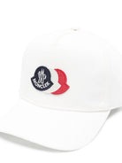 Cappello per bambino Moncler Enfant bianco con logo L19543B000010U082 037 MONCLER KIDS 