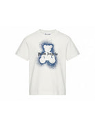 T-shirt per bambino Palm Angels Kids bianca con stampa grafica PBAA003S26JER006 002 PALM ANGELS KIDS 