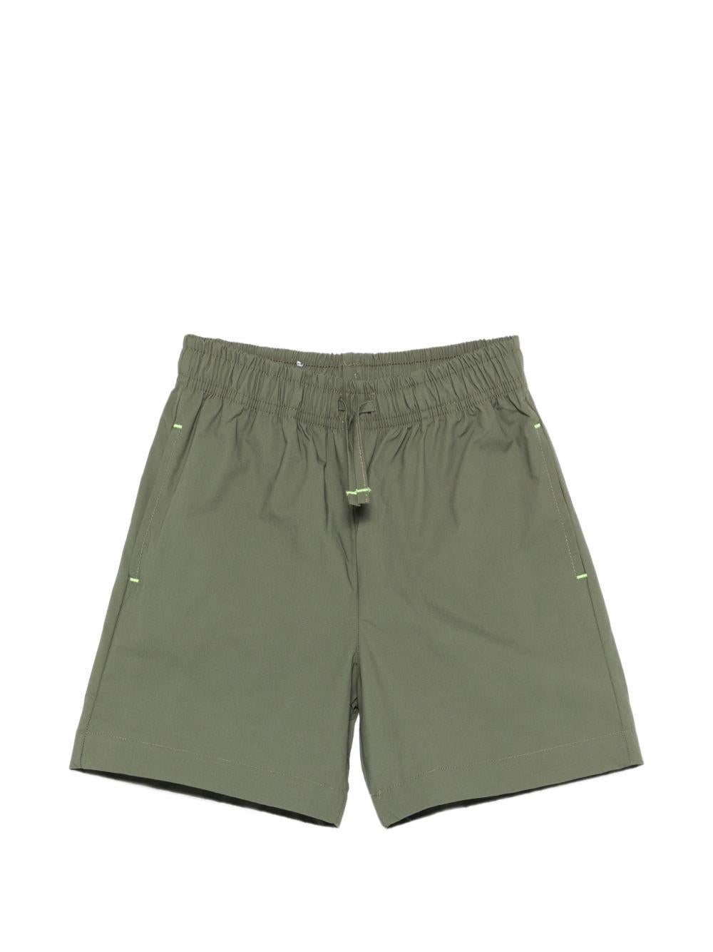 Shorts per bambino MSGM Kids verde con coulisse S6MSJBBE190 082 MSGM KIDS 