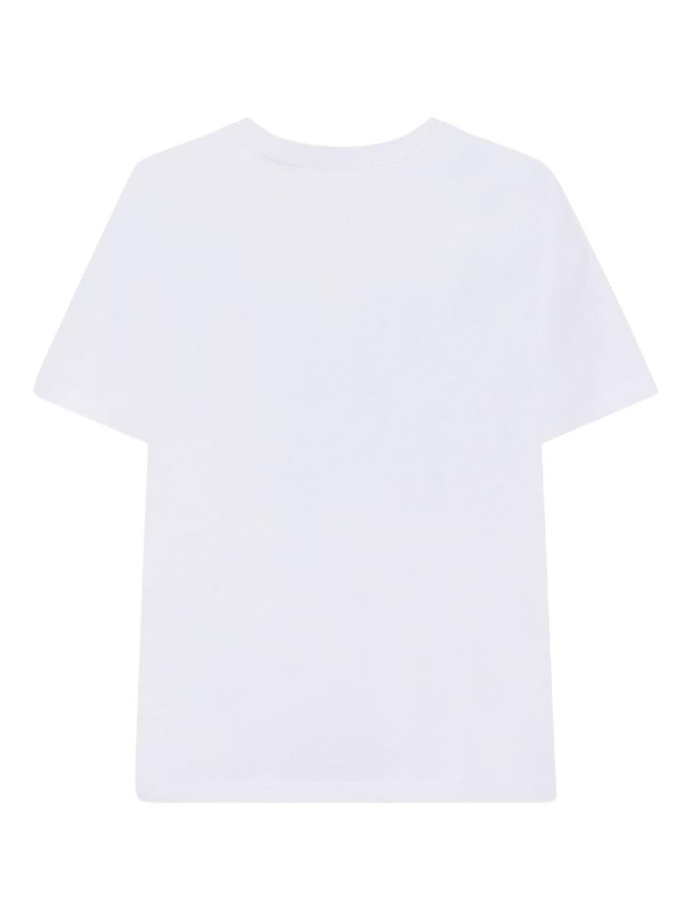 T-shirt per bambino Boss Kids bianco con stampa grafica J52977 10P BOSS KIDS 