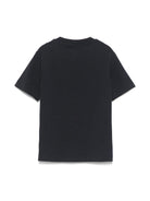T-shirt con applicazione per bambino C.P. Company Kids blu con girocollo C9M008LAA17 41150 C.P.COMPANY KIDS 
