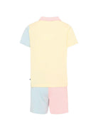 Pigiama per bambini Petit Bateau multicolore con taschino sul petto A0F1M 01 PETIT BATEAU 