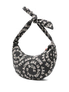 Borsa a mezzaluna per bambina Stella McCartney Kids nera con ciondolo a forma di labbra TX0D08 Z3113 961BC STELLA McCARTNEY KIDS 