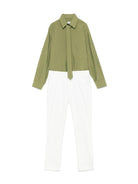 Completo tre pezzi per bambino Colorichiari verde con chiusura monopetto MJ507963 4773 36 COLORICHIARI 