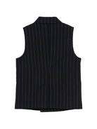 Gilet per bambino Paolo Pecora Kids blu doppiopetto gessato PP4191 BLU PAOLO PECORA KIDS 