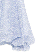 Abito per bambina Stella McCartney Kids azzurro con stampa floreale all-over TY1E82 K0268 602BC STELLA McCARTNEY KIDS 