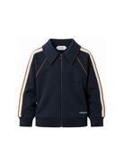 Felpa per bambino Versace Kids blu con colletto alla francese 10249311A18120 6UG70 VERSACE KIDS 