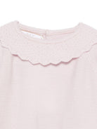 Tutina per neonata Paz Rodríguez rosa con colletto smerlato 005-113162 37 H109 PaZ RODRIGUEZ 