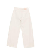 Jeans per donna Alysi bianco con design a gampa ampia 216118 P 6035 GESSO ALYSI 