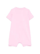 Tutina per neonata Moschino Kids rosa con stampa grafica Teddy Bear MTY022LAA01 51473 MOSCHINO KIDS 