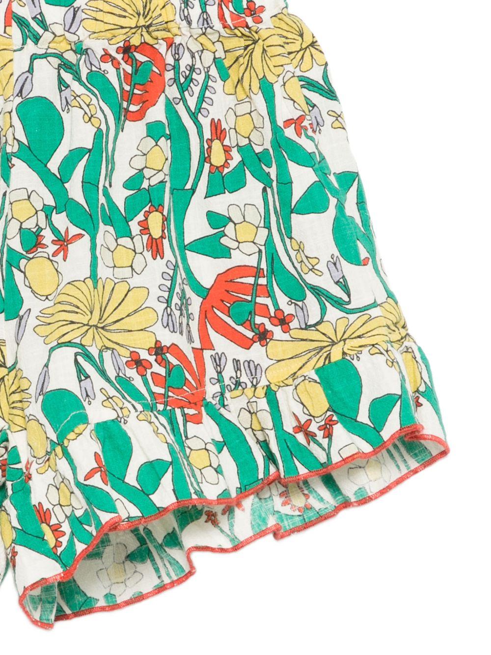 Shorts per bambina Bobo Choses multicolore con stampa floreale B126AC070 199 BOBO CHOSES KIDS 