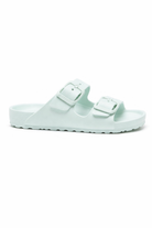 Sandali Arizona per bambini Birkenstock Kids verde con logo goffrato 1026753 GREEN BIRKENSTOCK KIDS 