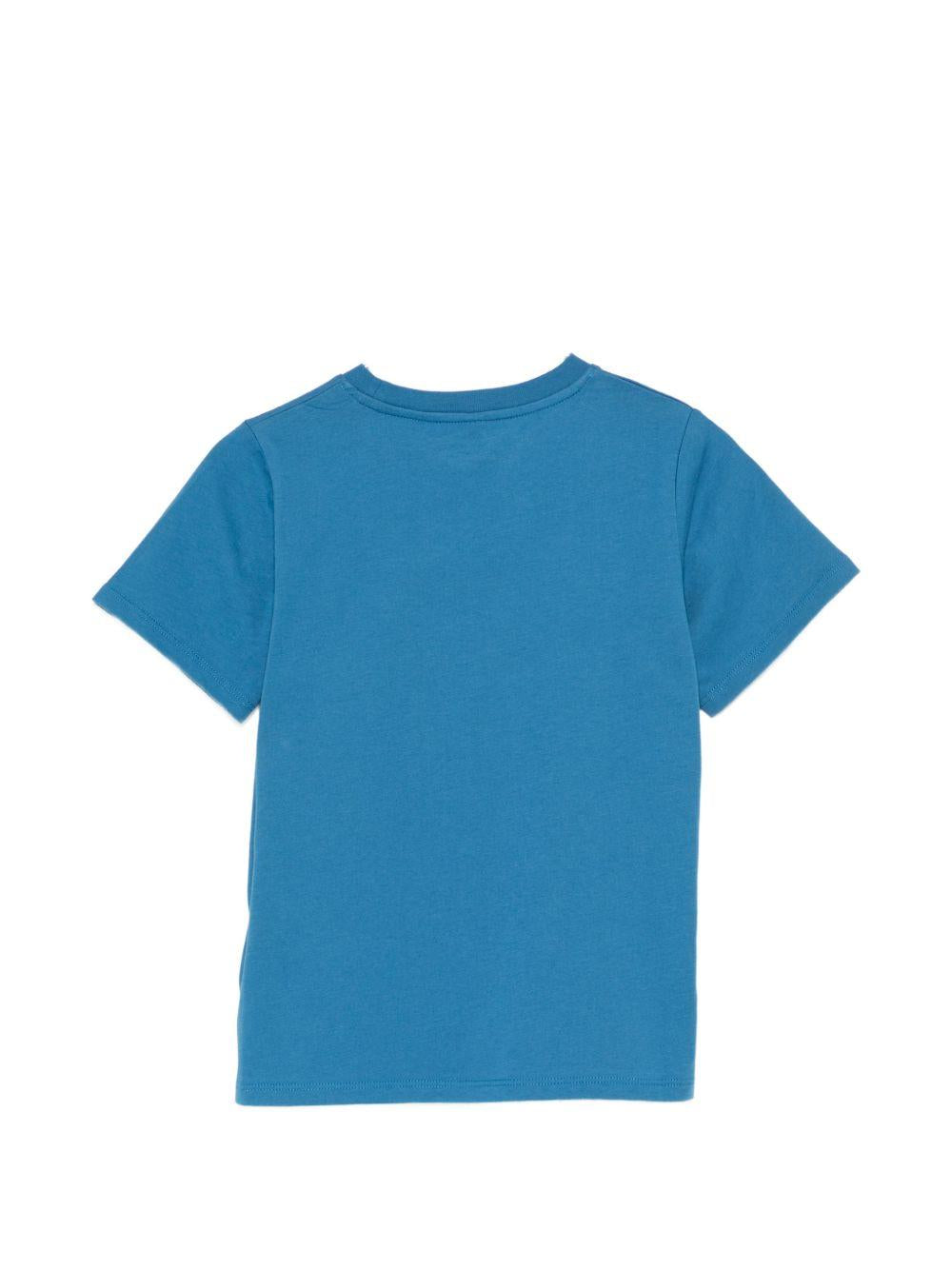 T-shirt per bambino Stella McCartney Kids blu con dettaglio applicato TY8R01 Z0434 61D STELLA McCARTNEY KIDS 