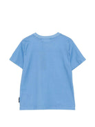 T-shirt per bambino Molo Kids azzurro con scollo rotondo 1S26A206 9880 MOLO KIDS 
