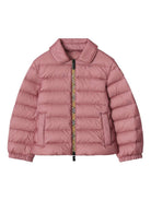 Giacca per bambina Burberry Kids rosa con motivo a quadri 8117287 C4159 BURBERRY KIDS 