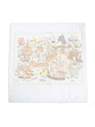 Coperta per neonati Atelier Choux azzurro con stampa grafica CA-CQ-OCA C-U ATELIER CHOUX PARIS KIDS 