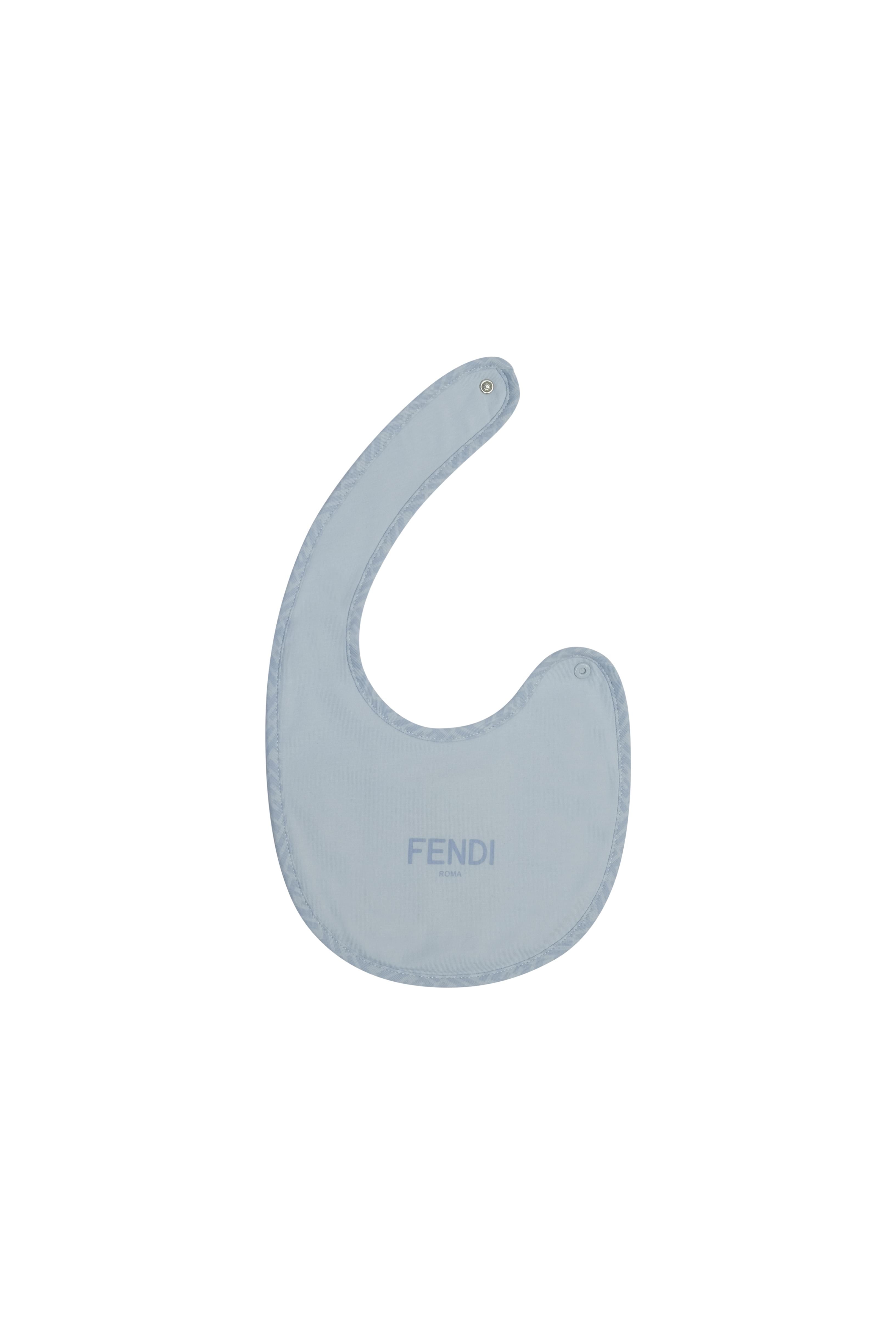 Bavaglini per neonati Fendi Kids azzurro con motivo con logo FF BUJ307 ST8 F19J4 FENDI KIDS 