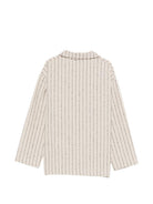 Camicia per bambino Paolo Pecora Kids beige a righe PP4308 BEIGE PAOLO PECORA KIDS 