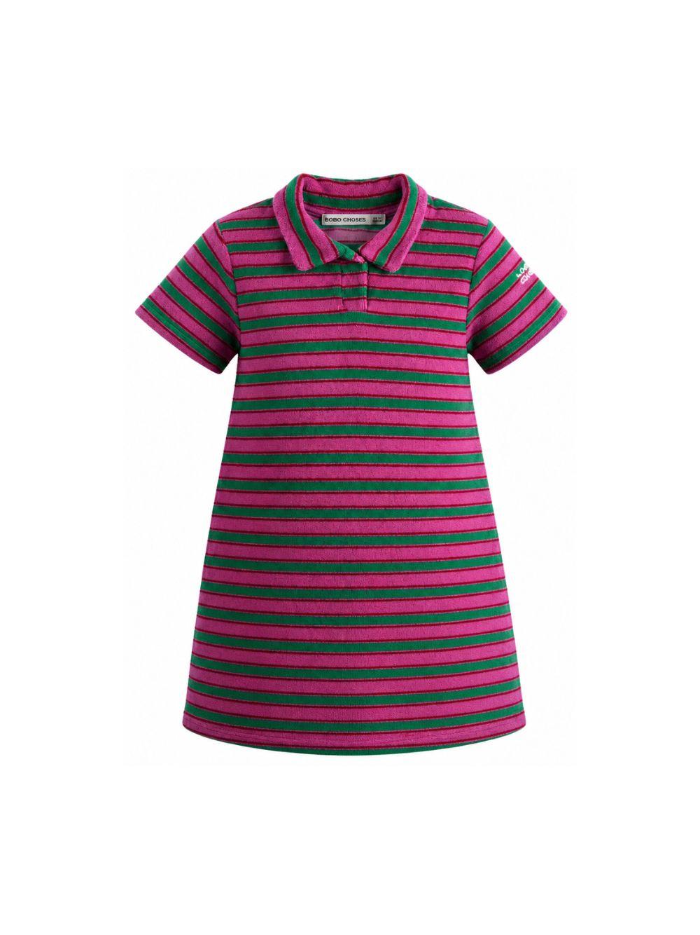 Abito per bambina Bobo Choses Kids multicolore con design a righe B126AC103 511 BOBO CHOSES KIDS 