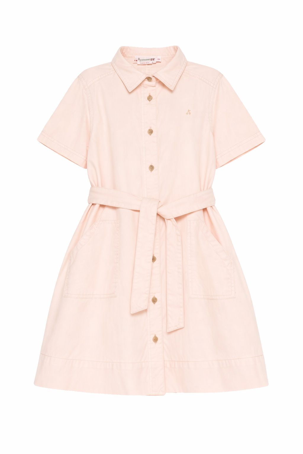 Abito per bambina Bonpoint rosa con cintura in vita staccabile S06GDRW00027 025A BONPOINT 