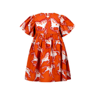 Abito per bambina Stella McCartney Kids rosso con stampa cavalli all-over TY1F11 Z3744 421MC STELLA McCARTNEY KIDS 