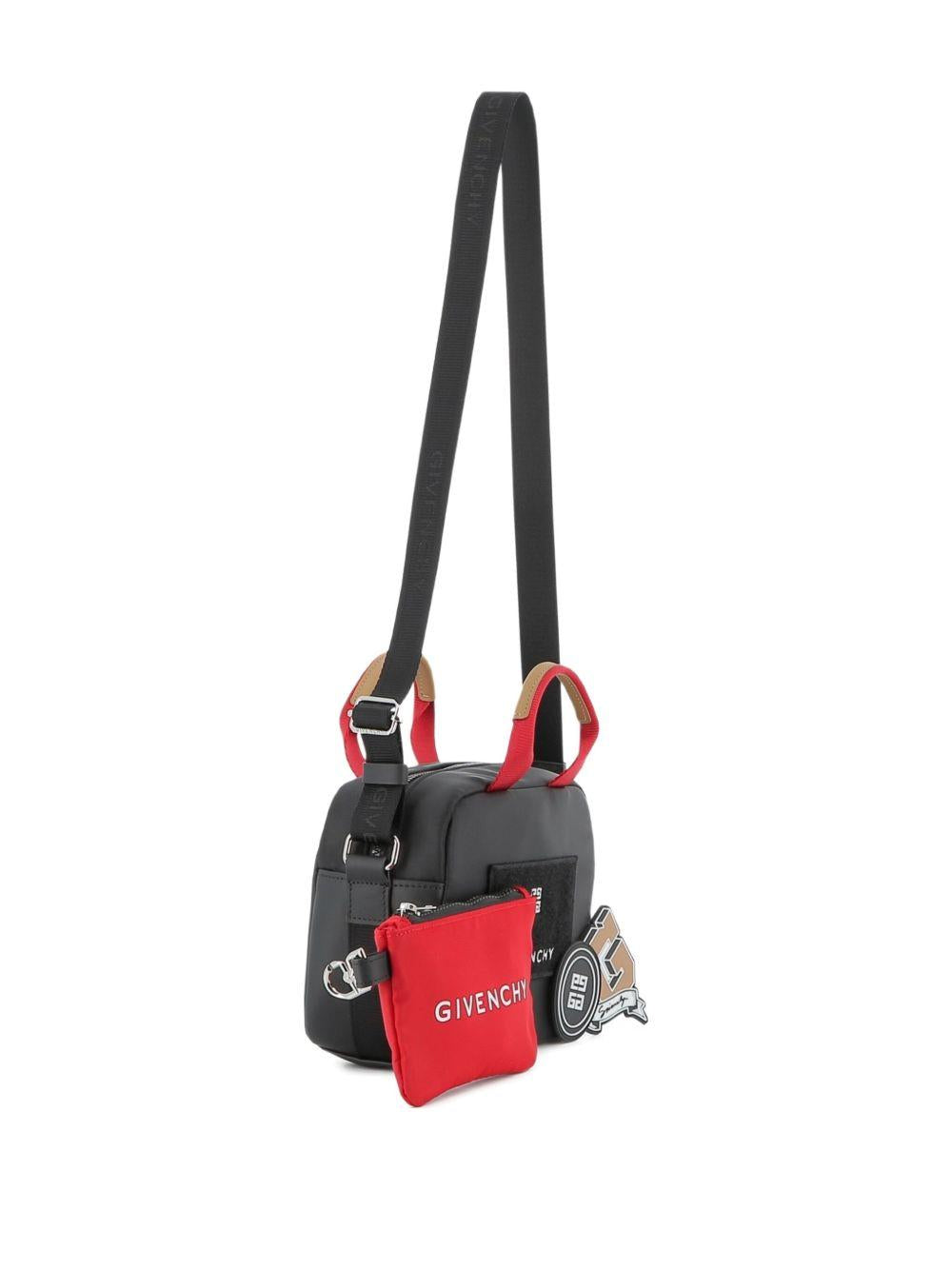 Borsa messenger per bambina Givenchy Kids nero con inserti H30907 09B GIVENCHY KIDS 