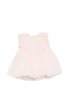 Abito per neonata Elisabetta Franchi La Mia Bambina rosa con ruches EGAB2280TU005 C036 ElISABETTA FRANCHI KIDS 