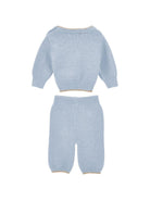 Completo per neonata Monnalisa Kids azzurro con intarsio Teddy Bear 22H505 8060 0052 MONNALISA KIDS 