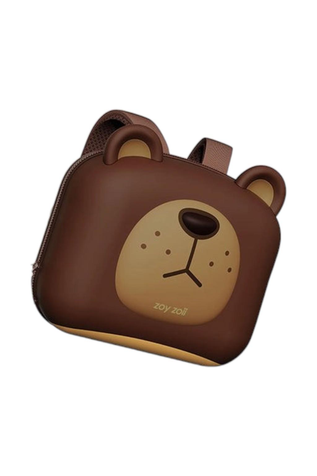Zaino per bambini Zoy Zoii marrone a forma di orso B8 BAG BEAR ZOY ZOII 