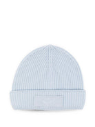 Berretto per bambino Pual & Shark Kids azzurro con logo applicato WUX009LHE43 40705 PAUL & SHARK KIDS 