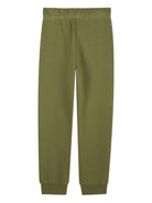 Pantaloni sportivi per bambino Kenzo Kids verdi con ricamo Tiger K61455 64T KENZO KIDS 