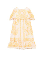 Abito per bambina ETRO KIDS giallo con stampa a fiori GY1B01 K0283 238GL ETRO KIDS 