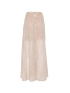 Gonna da donna Alysi beige con cintura in vita 116027 P6225 PTL ALYSI 