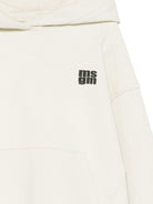 Felpa per bambini MSGM Kids bianca con stampa del logo F5MSJUHS052 MS041 MSGM KIDS 