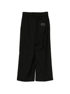Pantaloni sportivi per bambino John Richmond Junior neri con vita elasticizzata RBP26243PA BLACK JOHN RICHMOND KIDS 