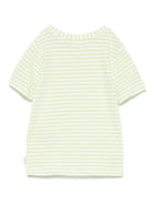 T-shirt per bambina Scotch & Soda Kids verde a righe 179362 324 SCOTCH&SODA 