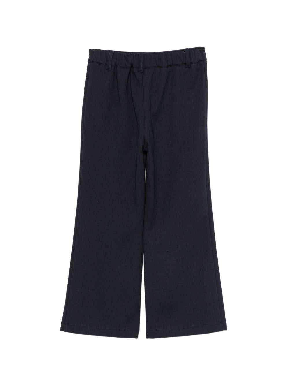 Pantaloni per bambina Chloè Kids blu navy con dettaglio lucchetto C21264 859 CHLOE' KIDS 