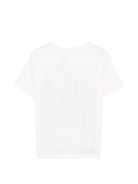 T-shirt per bambino Molo bianca con stampa grafica dinosauri 1S26A208 9900 MOLO KIDS 