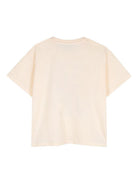 T-shirt per bambina Kenzo Kids beige con stampa a fiori K61698 208 KENZO KIDS 