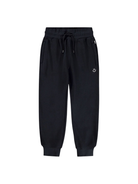 Pantaloni sportivi per bambino Molo Alvar nero con orli alle caviglie elasticizzati 6W25I202 0099 MOLO 