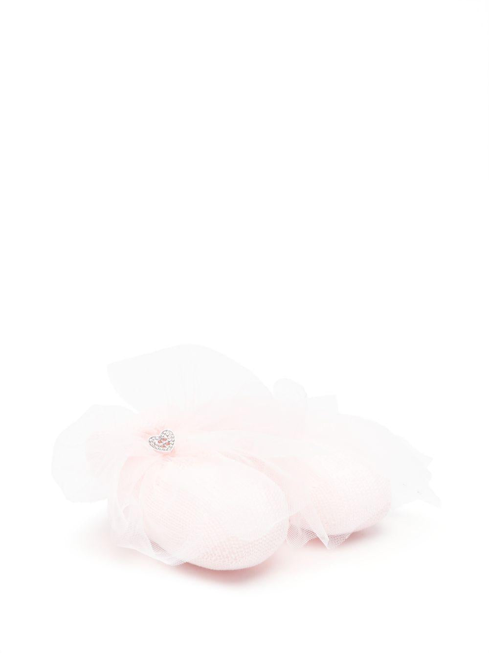Scarpe primi passi per neonata Monnalisa rosa con fiocco 35G004 7049 0091 MONNALISA KIDS 