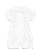 Set camicia e shorts per neonati Mariella Ferrari bianco in seta PLP14 515 515 MARIELLA FERRARI 