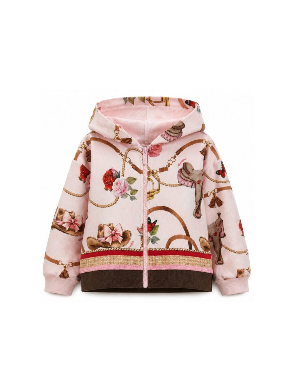 Felpa per bambina Monnalisa Kids rosa con stampa grafica Toy Story 19H800 8005 094F MONNALISA KIDS 