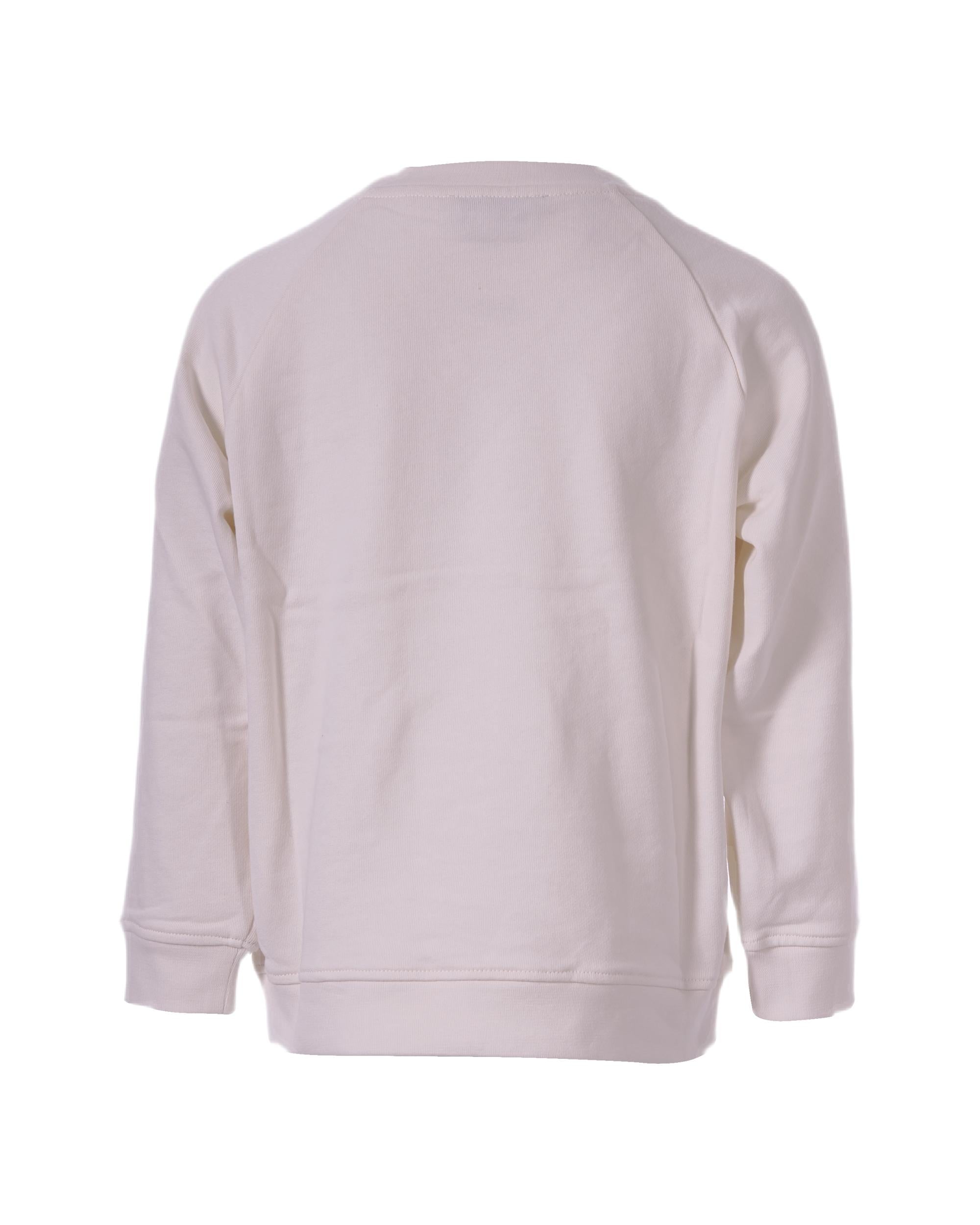 Felpa per bambina Stella McCartney Kids bianca con stampa cavallo TY4R50 Z0499 101 STELLA McCARTNEY KIDS 