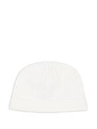 Berretto per neonati Moschino Kids bianco con motivo orsetto MUX05ULCA19 10063 MOSCHINO KIDS 
